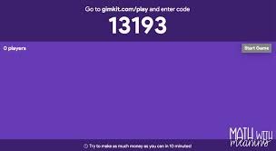 Gimkit code